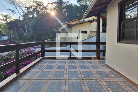 Varanda da Sala de casa de condomínio à venda com 3 quartos, 258m² em Santa Barbara, Niterói