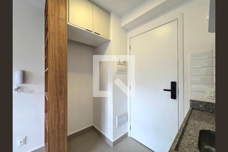 Cozinha de apartamento para alugar com 1 quarto, 26m² em Vila Olímpia, São Paulo