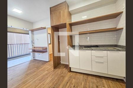Sala/Cozinha de apartamento para alugar com 2 quartos, 41m² em Santo Amaro, São Paulo