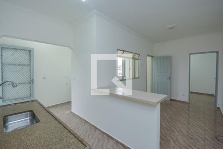 Sala/Cozinha de casa para alugar com 2 quartos, 52m² em Terceira Divisão de Interlagos, São Paulo