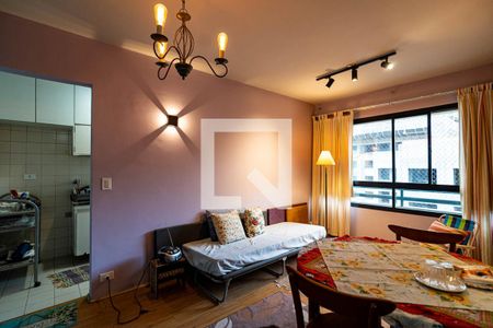 Sala de apartamento à venda com 1 quarto, 42m² em Bela Vista, São Paulo