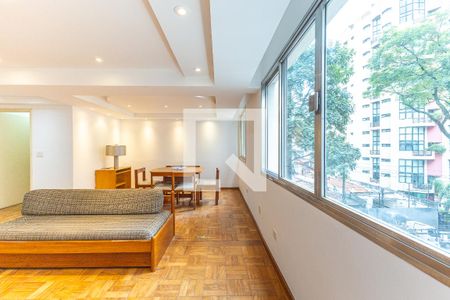 Sala de apartamento para alugar com 2 quartos, 78m² em Itaim Bibi, São Paulo