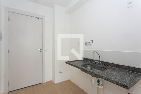 Cozinha de kitnet/studio para alugar com 1 quarto, 24m² em Tatuapé, São Paulo