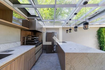 Varanda gourmet de casa de condomínio para alugar com 6 quartos, 378m² em Campo Belo, São Paulo