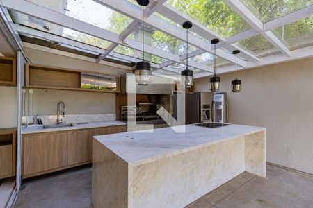 Varanda gourmet de casa de condomínio para alugar com 6 quartos, 378m² em Campo Belo, São Paulo