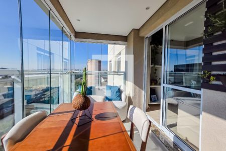 Varanda  de apartamento à venda com 3 quartos, 91m² em Jardim, Santo André