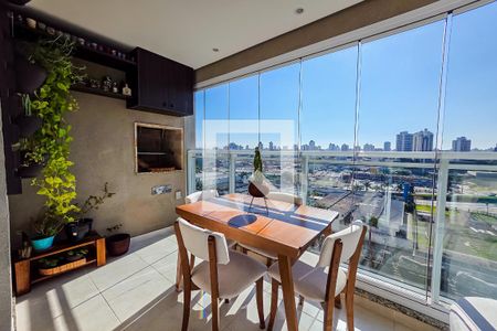 Varanda  de apartamento à venda com 3 quartos, 91m² em Jardim, Santo André