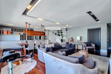 Sala de apartamento à venda com 3 quartos, 164m² em Vila Romana, São Paulo