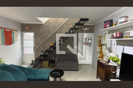 Sala de casa à venda com 3 quartos, 202m² em Parque Novo Oratório, Santo André
