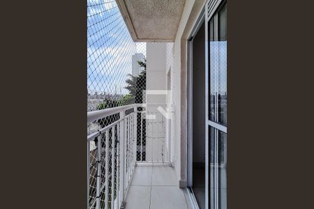 Varanda da Sala de apartamento para alugar com 1 quarto, 27m² em Várzea da Barra Funda, São Paulo