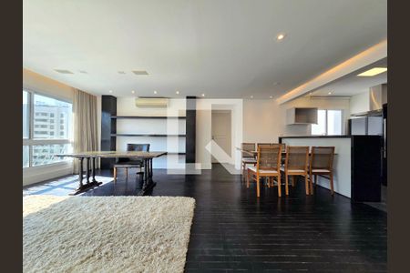 Sala de apartamento para alugar com 2 quartos, 126m² em Vila Nova Conceição, São Paulo