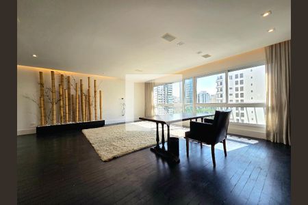 Sala de apartamento para alugar com 2 quartos, 126m² em Vila Nova Conceição, São Paulo