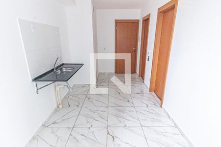 Sala/Cozinha de apartamento para alugar com 1 quarto, 26m² em Belenzinho, São Paulo
