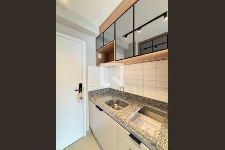 Sala/Cozinha de apartamento para alugar com 1 quarto, 25m² em Vila Olímpia, São Paulo