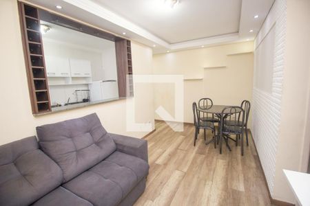 Sala de apartamento para alugar com 2 quartos, 55m² em Parque Sao Vicente, Santo André