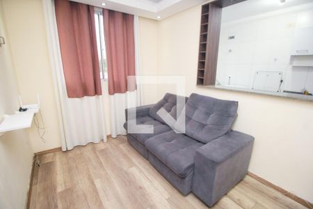 Sala de apartamento para alugar com 2 quartos, 55m² em Parque Sao Vicente, Santo André
