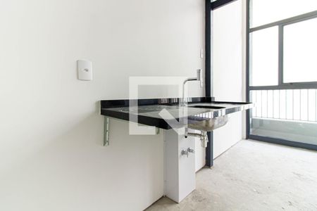 Cozinha de kitnet/studio à venda com 1 quarto, 27m² em Perdizes, São Paulo