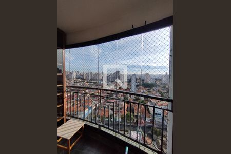 Varanda da Sala de apartamento à venda com 3 quartos, 74m² em Vila Moinho Velho, São Paulo