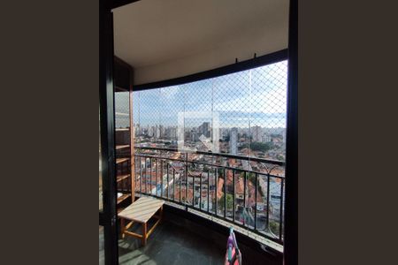 Varanda da Sala de apartamento à venda com 3 quartos, 74m² em Vila Moinho Velho, São Paulo