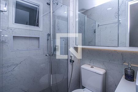 banheiro social_1 de apartamento para alugar com 2 quartos, 48m² em Sacoma, São Paulo