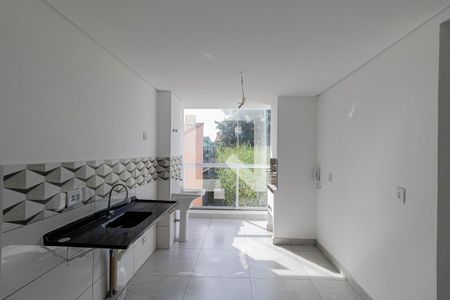 Sala/Cozinha/Área de Serviço  de apartamento à venda com 2 quartos, 49m² em Fazenda Aricanduva, São Paulo
