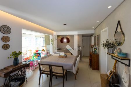 Sala de Jantar de apartamento para alugar com 4 quartos, 130m² em Vila da Serra, Nova Lima