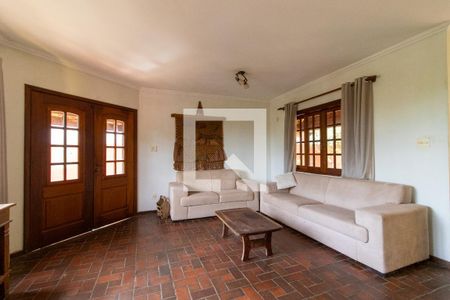 Sala de casa de condomínio à venda com 4 quartos, 338m² em Conjunto Habitacional Vila Santana (sousas), Campinas