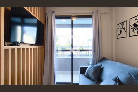 Sala de kitnet/studio para alugar com 1 quarto, 28m² em Liberdade, São Paulo