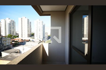Varanda da Sala de apartamento para alugar com 2 quartos, 56m² em Parque das Nações, Santo André
