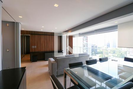 Sala de apartamento para alugar com 1 quarto, 70m² em Itaim Bibi, São Paulo