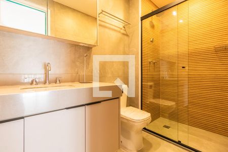 Banheiro da Suíte de apartamento para alugar com 1 quarto, 53m² em Alphaville Industrial, Barueri