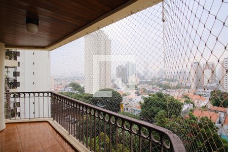 Varanda da Sala e Escritório de apartamento para alugar com 4 quartos, 160m² em Vila Gomes Cardim, São Paulo