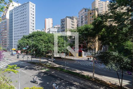 Vista da Varanda da Sala e dos Quartos de apartamento para alugar com 3 quartos, 200m² em Bela Vista, São Paulo