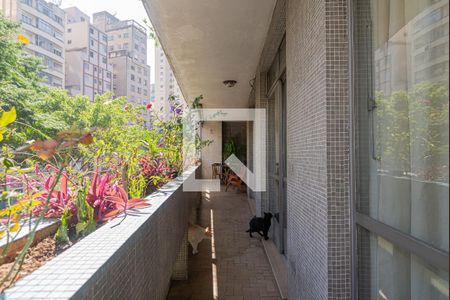 Varanda da Sala e dos Quartos de apartamento para alugar com 3 quartos, 200m² em Bela Vista, São Paulo