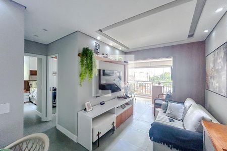 Sala de apartamento à venda com 2 quartos, 69m² em Chácara Seis de Outubro, São Paulo