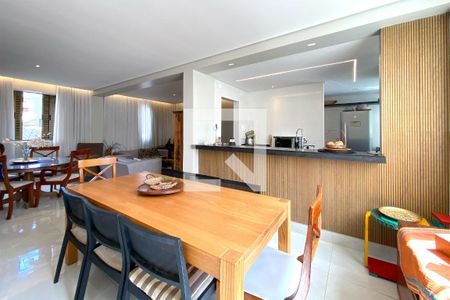 Sala de Jantar de apartamento à venda com 3 quartos, 135m² em Vila Paris, Belo Horizonte