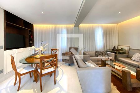 Sala de apartamento à venda com 3 quartos, 135m² em Vila Paris, Belo Horizonte