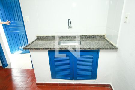 Sala/Cozinha de casa para alugar com 1 quarto, 75m² em Vila Lucinda, Santo André