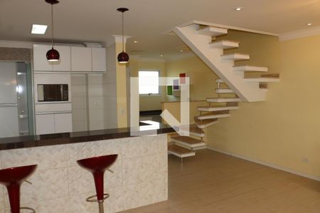 Sala/cozinha de casa de condomínio para alugar com 3 quartos, 170m² em Vila Appia Antica, Cotia