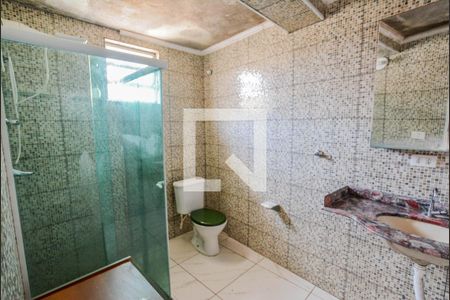 Banheiro de casa para alugar com 1 quarto, 80m² em Parque João Ramalho, Santo André