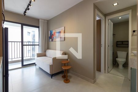Sala/Cozinha de apartamento para alugar com 1 quarto, 28m² em Pinheiros, São Paulo