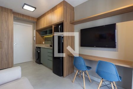 Sala/Cozinha de apartamento para alugar com 1 quarto, 28m² em Pinheiros, São Paulo