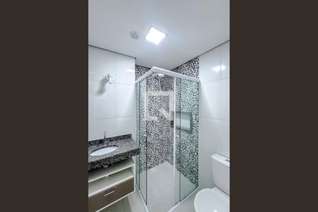 Banheiro de kitnet/studio para alugar com 1 quarto, 38m² em Tatuapé, São Paulo