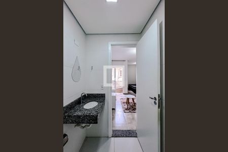 Banheiro de kitnet/studio para alugar com 1 quarto, 39m² em Tatuapé, São Paulo