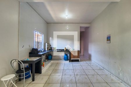 Sala/Cozinha de casa para alugar com 2 quartos, 84m² em Anhanguera, Praia Grande