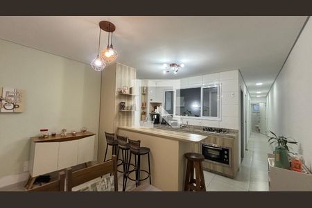 Sala - Cozinha de apartamento à venda com 2 quartos, 60m² em Vila Pires, Santo André