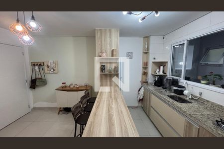 Sala - Cozinha de apartamento à venda com 2 quartos, 60m² em Vila Pires, Santo André