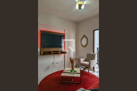Sala de apartamento para alugar com 1 quarto, 72m² em Guilhermina, Praia Grande