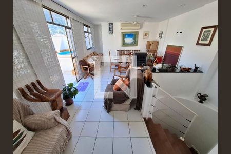 Sala- Cobertura  de apartamento à venda com 3 quartos, 200m² em Botafogo, Rio de Janeiro