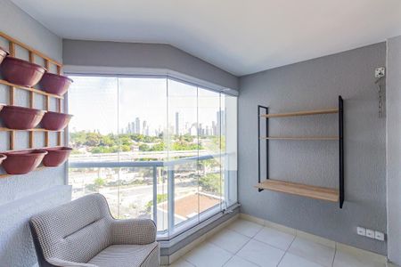 Varanda de apartamento para alugar com 1 quarto, 49m² em Campo Belo, São Paulo